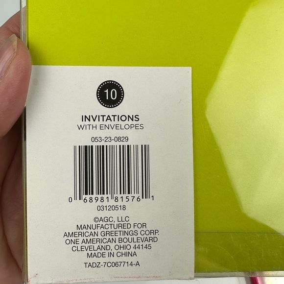 Carlton Cards, set of 2 party invitation boxes, each box has 10, new with tags - Picture 5 of 6